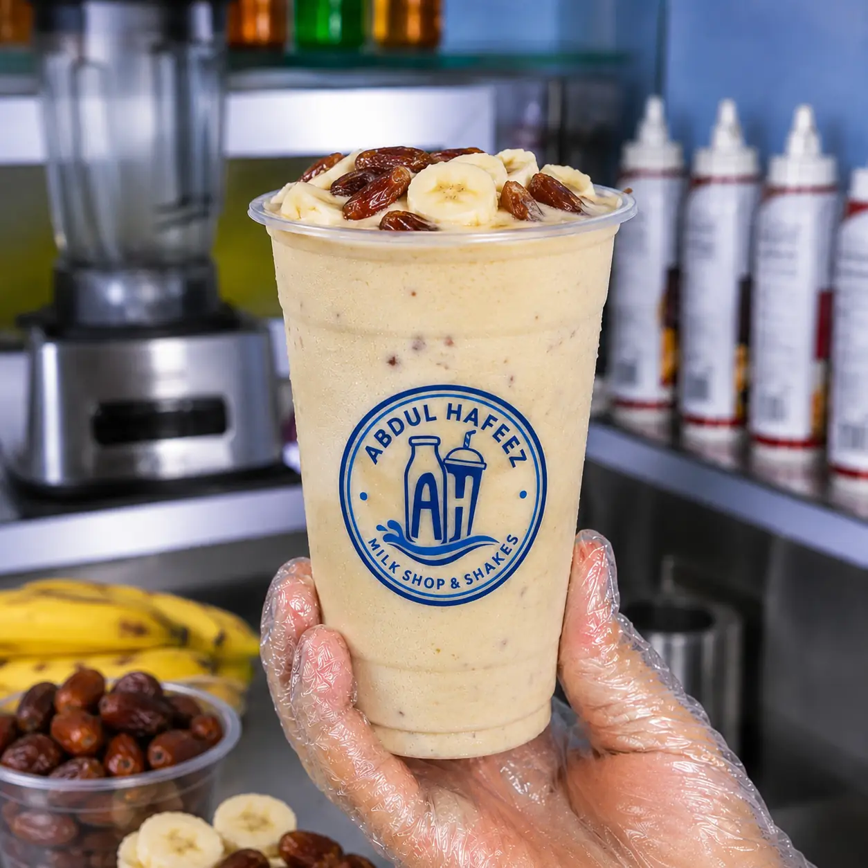 Banana Khajoor Shake