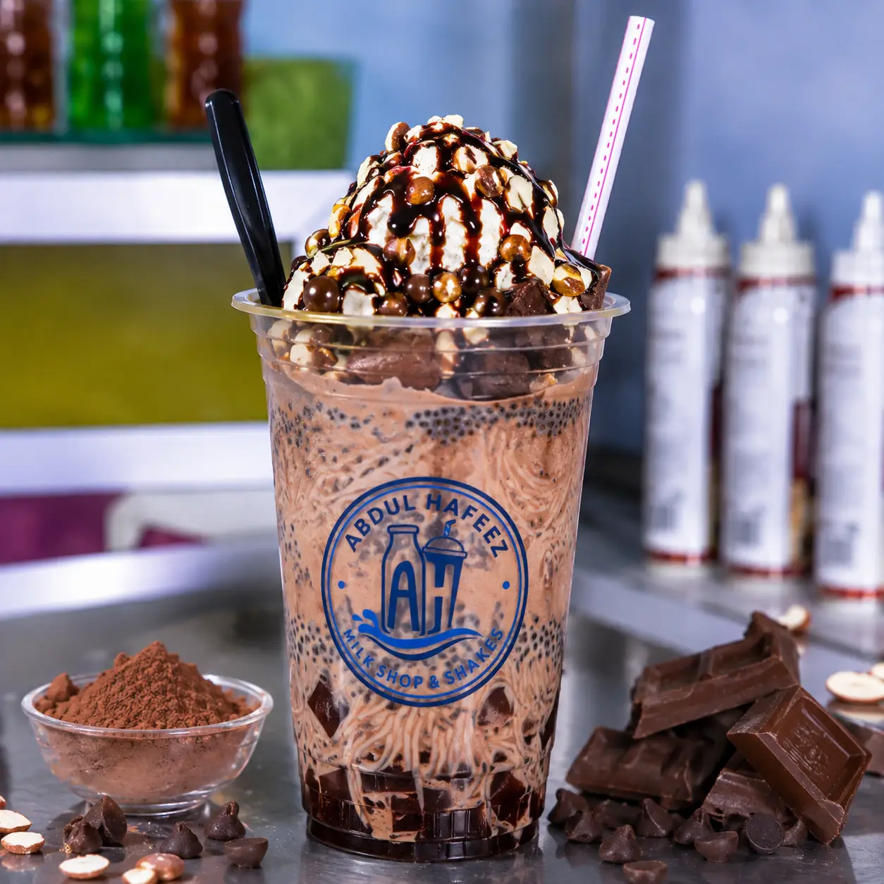 Chocolate Falooda (Glass)