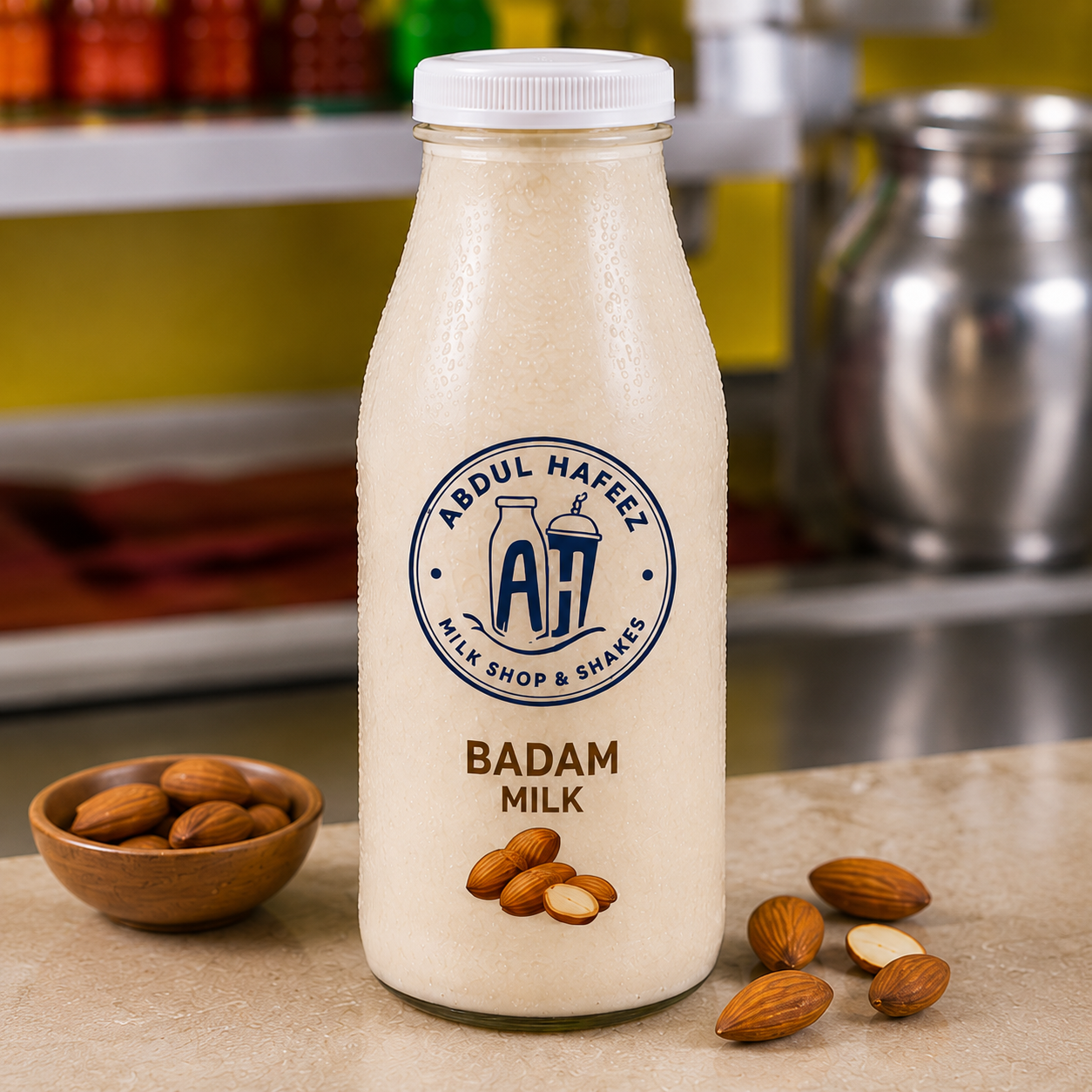 Badam Milk Bottle