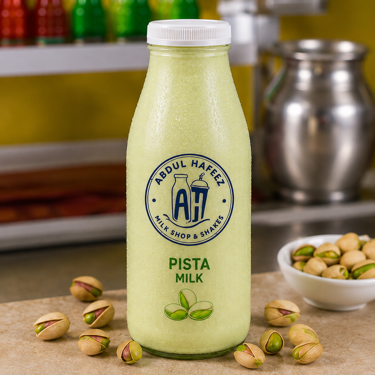 Pista Milk Bottle